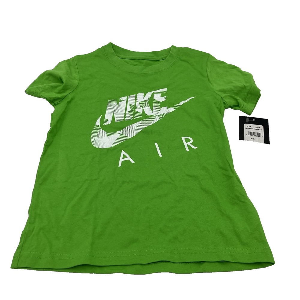 Nike Air Boys Top T Shirt Size 5 Green Pulse‎